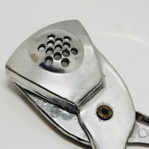 VTG IRVIN WARE Hand Held Citrus Squeezer Lemon Juice Barware Silver MADE IN USA - Picture 6 of 9